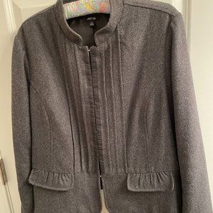 Dark Grey Acrylic/Wool Blazer, size XL